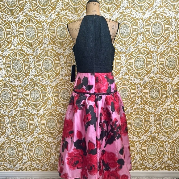 NWT Tuckernuck Cerise Begonia Blossom Eyelet Lace Jacquard Joss Midi Dress Sz L - Picture 11 of 13